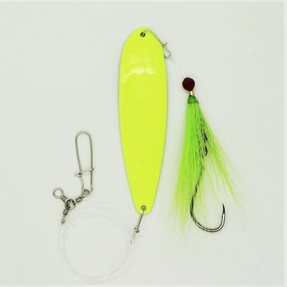 SeaSnare Fluke Pro - Original 3-Way Swivel Single Hook Spoon Rig