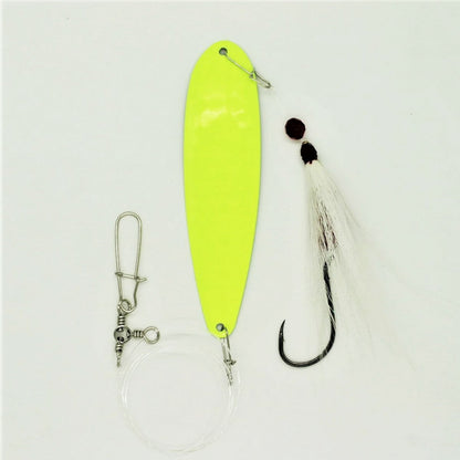 SeaSnare Fluke Pro - Original 3-Way Swivel Single Hook Spoon Rig